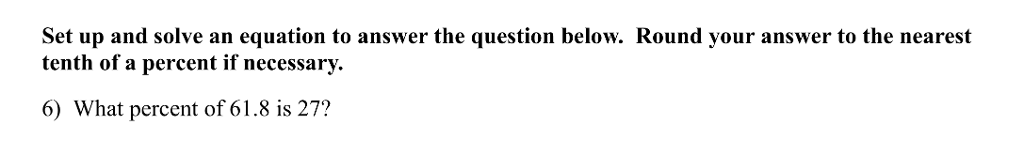 Solved Set up and solve an equation to answer the question Chegg com