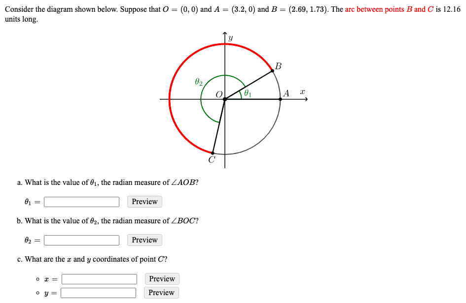 Solved Consider The Diagram Shown Below. Suppose That () = | Chegg.com