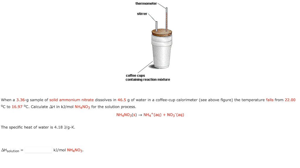 Solved When A 336 G Sample Of Solid Ammonium Nitrate 7950