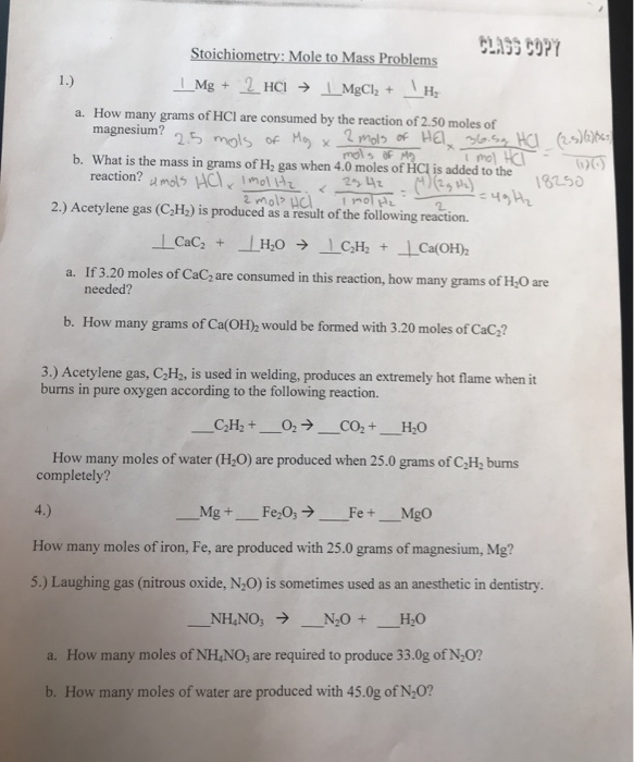 solved-stoichiometry-mole-to-mass-problems-how-many-grams-chegg