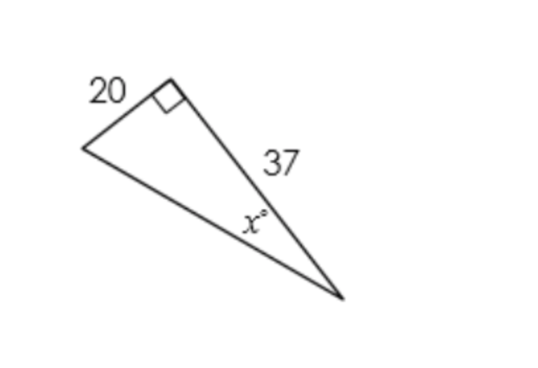 Solved Solve for the value of x. Round your answer to the | Chegg.com