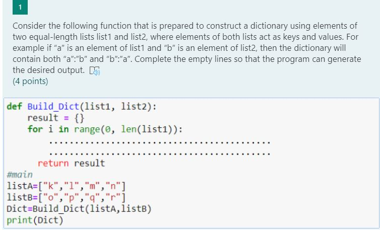 Solved Consider the following function that is prepared to | Chegg.com
