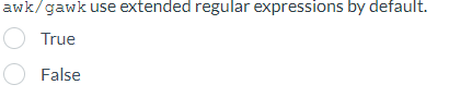 Solved awk / gawk use extended regular expressions by | Chegg.com