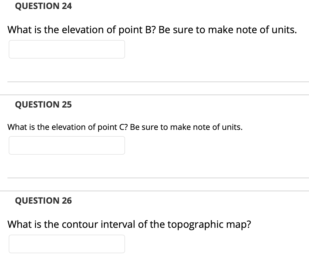 Solved Part 5 Topographic Maps and Geologic Maps Topographic | Chegg.com