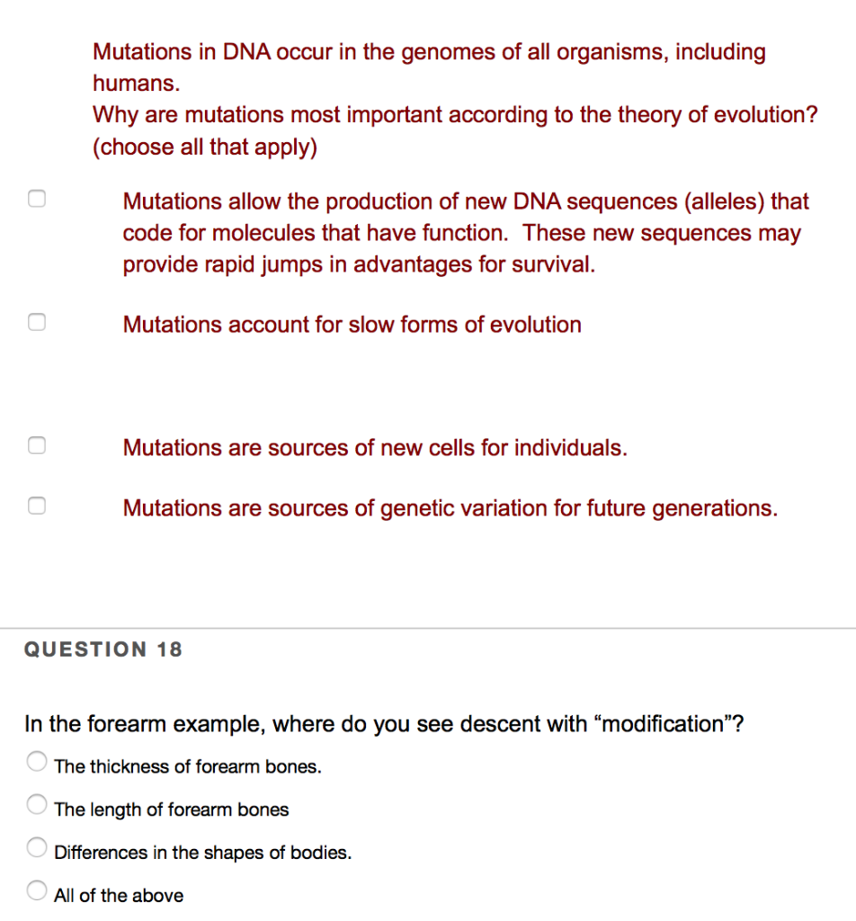 Solved Please help with these. Thank you! Mutations are | Chegg.com