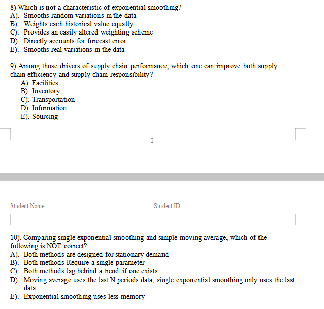 Solved 1) Which of the following is not a process in the | Chegg.com