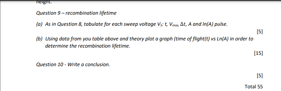 Solved The Haynes-Shockley (HS) experiment is a very useful | Chegg.com