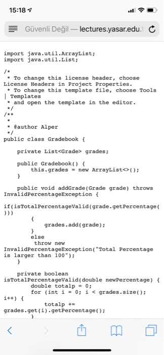 JAVA CODE ,urgent .. 1.Create a Student Gradebook | Chegg.com