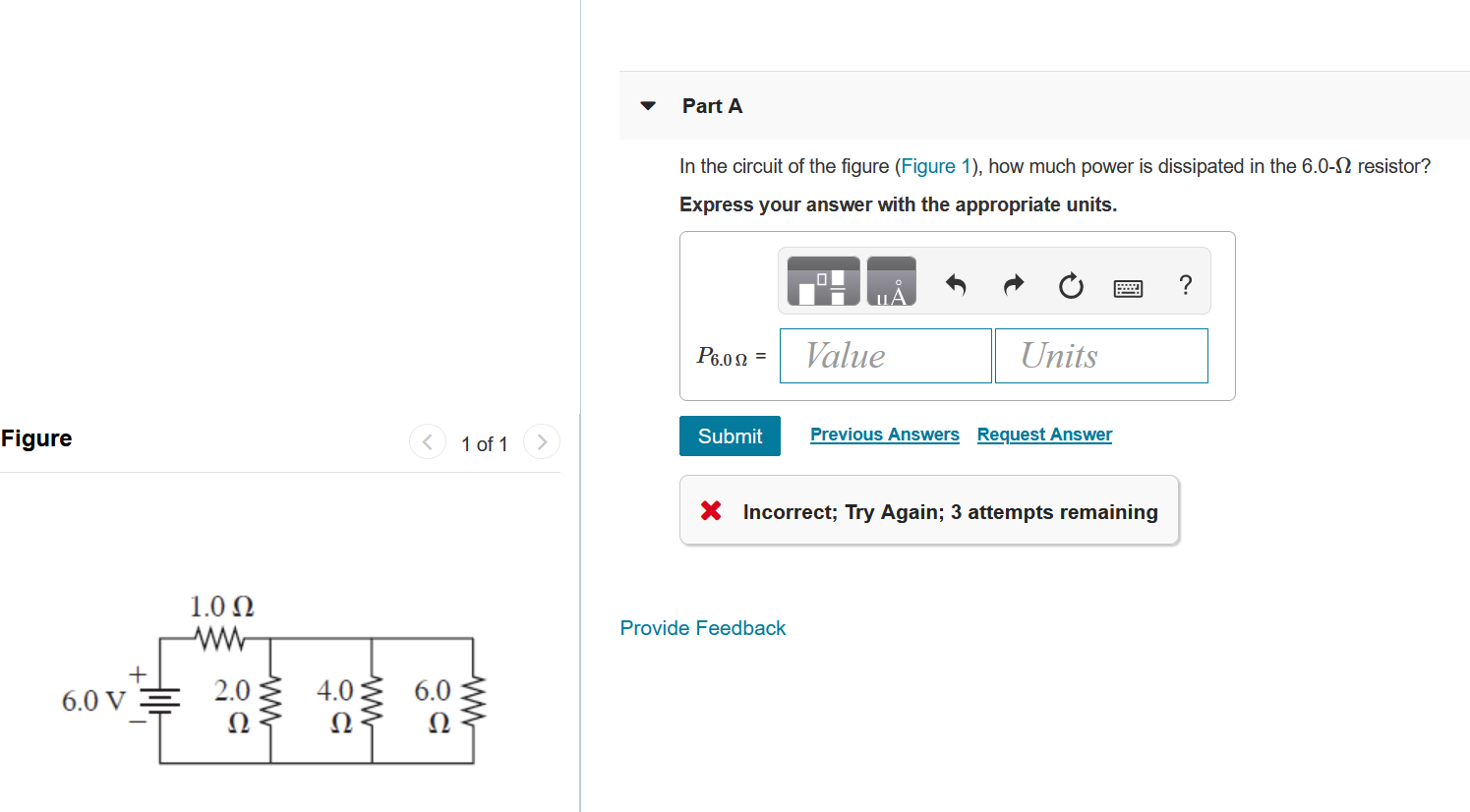 Solved Part A In the circuit of the figure (Figure 1), how | Chegg.com