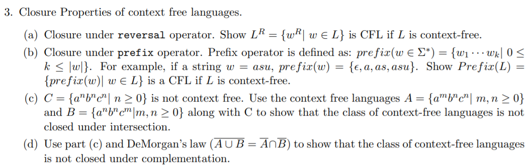 formalization of closure properties for context-free grammars