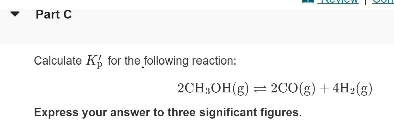 Solved The following reaction has an equilibrium constant of | Chegg.com