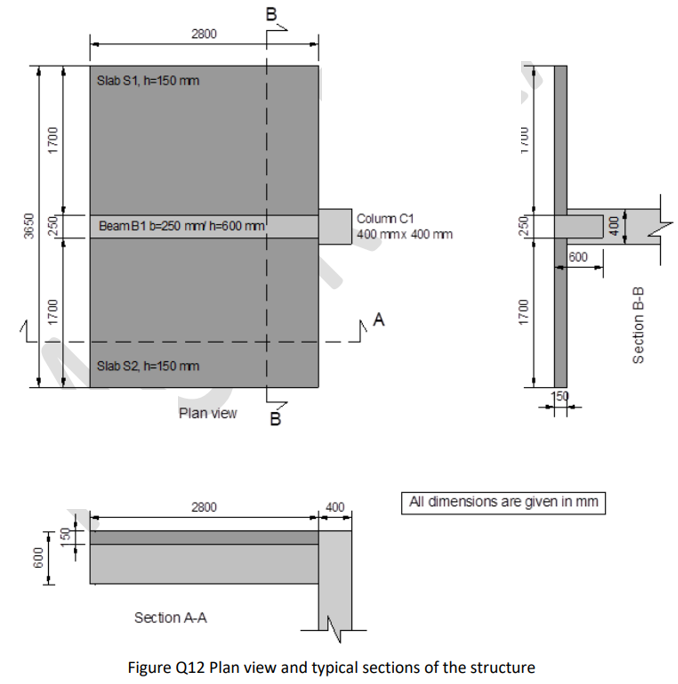 Consider the structure in Figure Q12. The material | Chegg.com