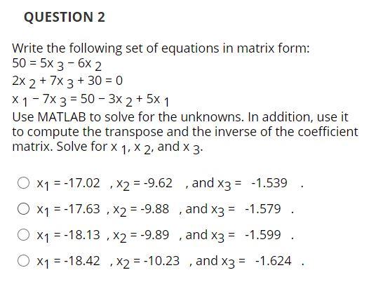 Solved PLEASE use MatLab To Solve this. Please also provide | Chegg.com