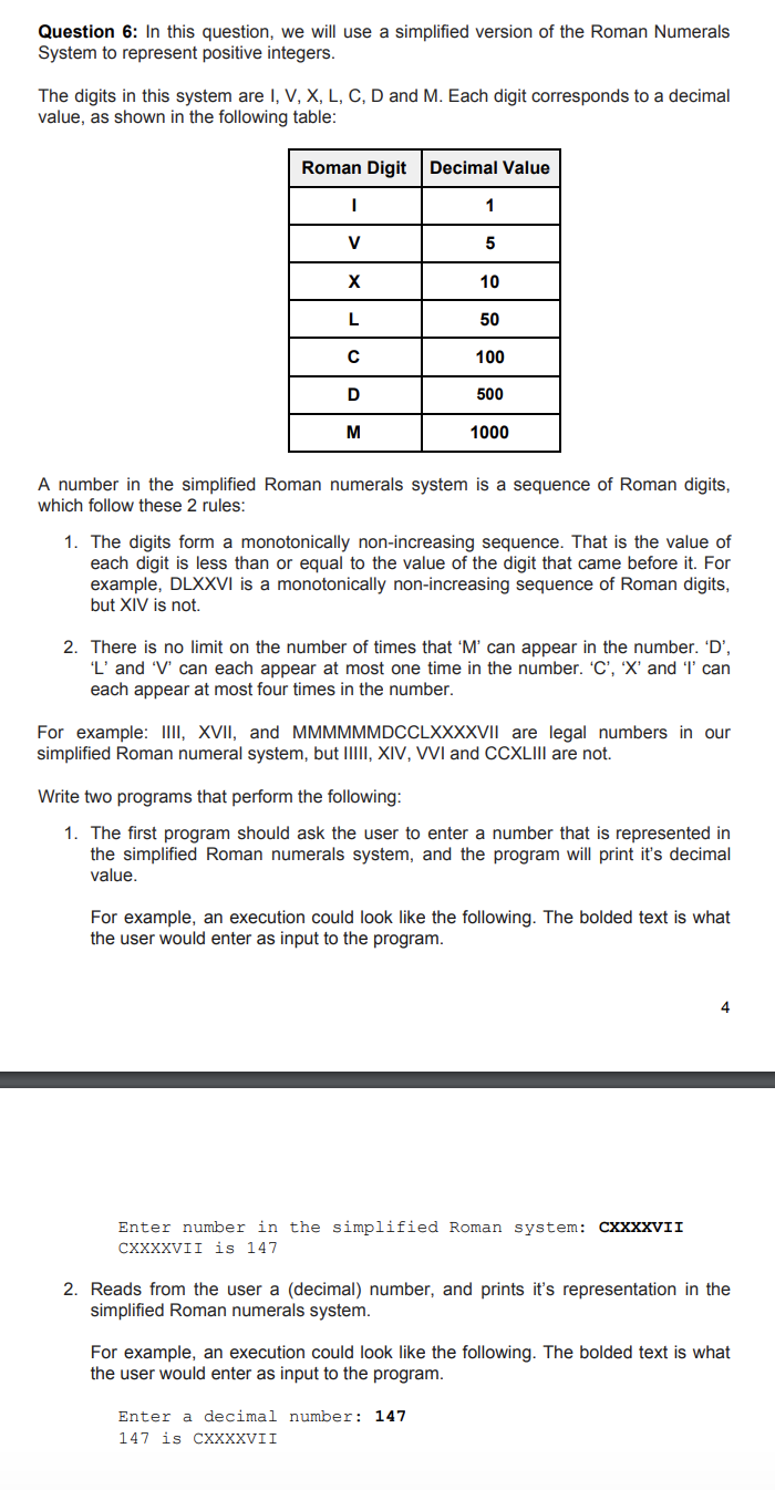 Solved Question 6 In This Question We Will Use A Simpli Chegg Com