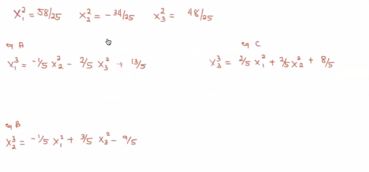 Solved x12=58/25x22=−34/25x32=48/25 eq A eq | Chegg.com