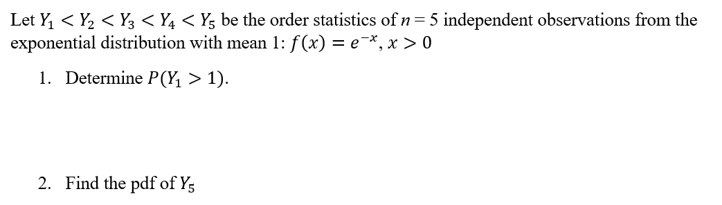 Solved Let Y1 | Chegg.com