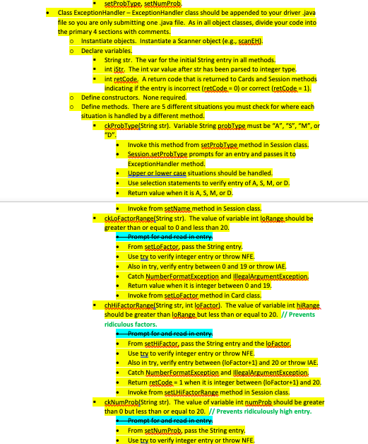 Solved Exercise Overview Implement a Java program that | Chegg.com