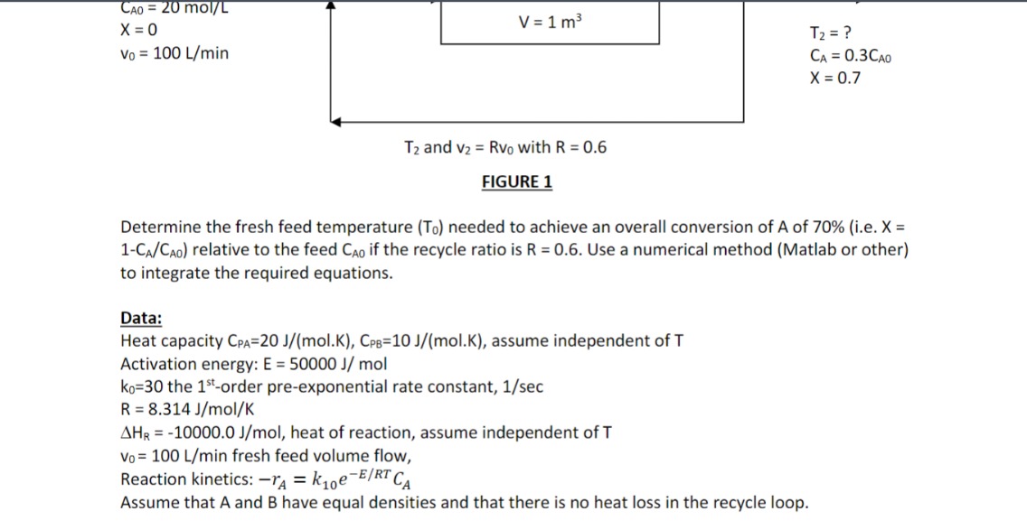 Solved The liquid phase conversion of A proceeds as a | Chegg.com