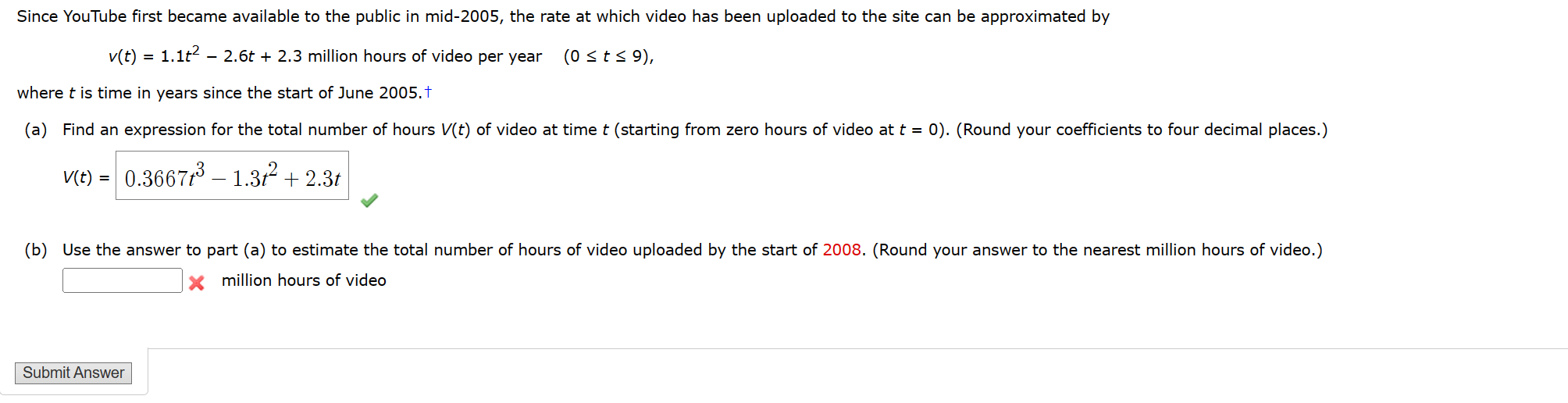 Solved Since YouTube first became available to the public in