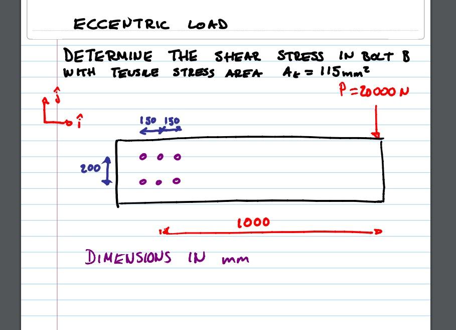 solved-eccentric-load-determine-the-shear-stress-in-bolt-b-chegg