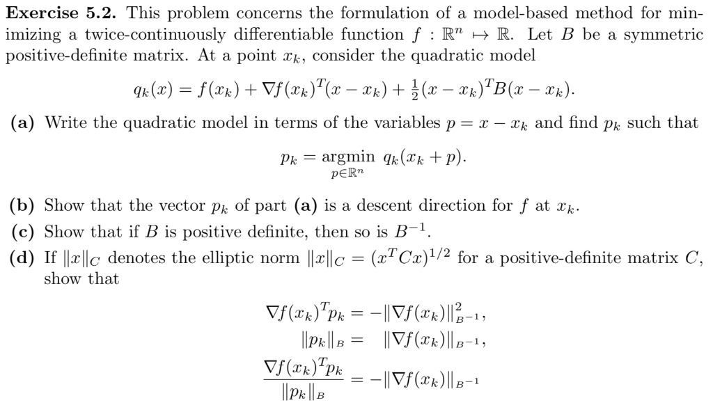 Solved Exercise 5.2. This problem concerns the formulation | Chegg.com