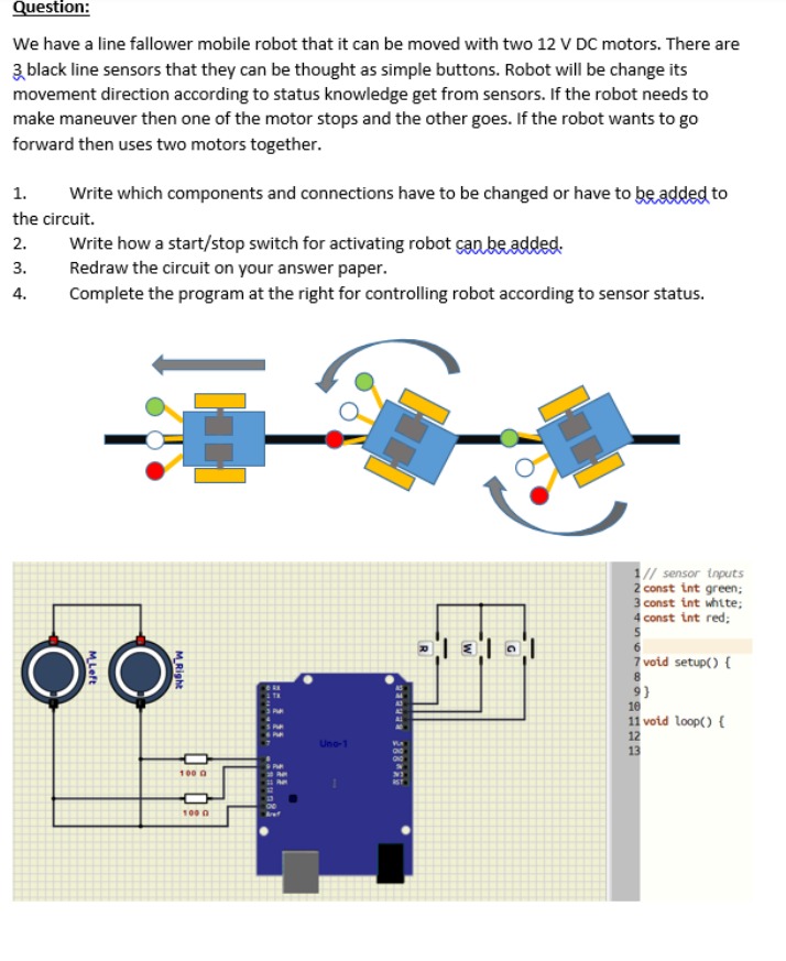 Mobile best sale robot sensors