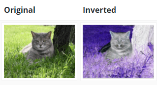 Solved using Python 3 Inverting an image makes it look like | Chegg.com