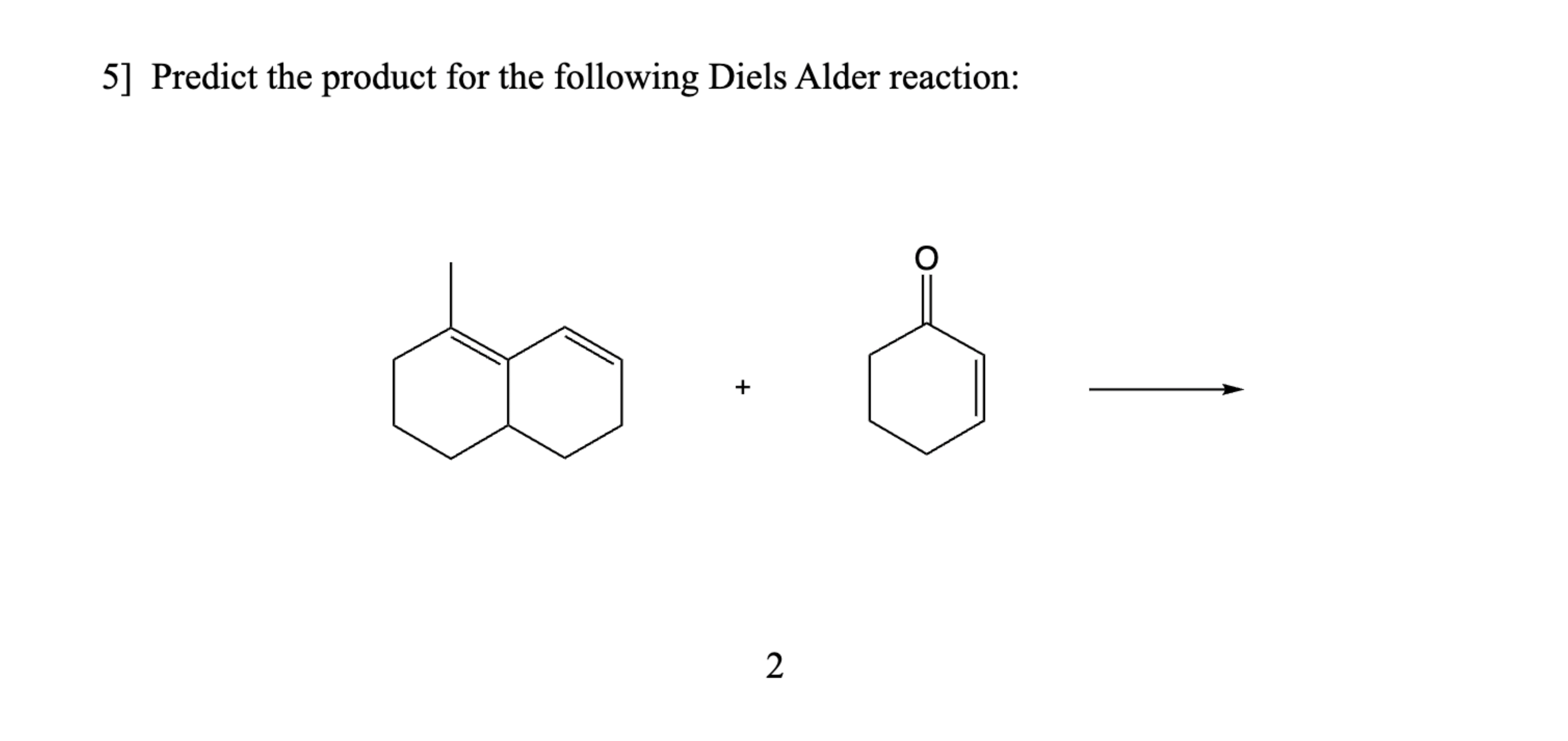 Predict The Product For The Following Diels Alder Reaction