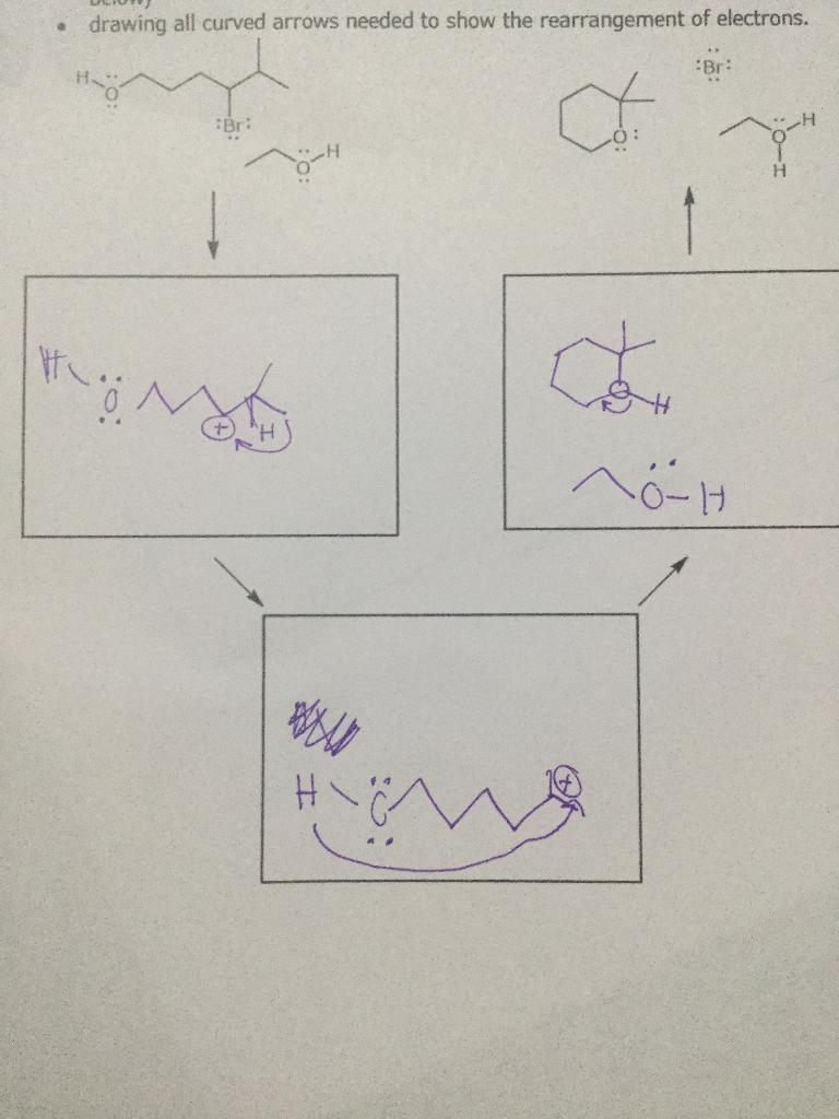 Solved In the space provided below, draw a reaction | Chegg.com