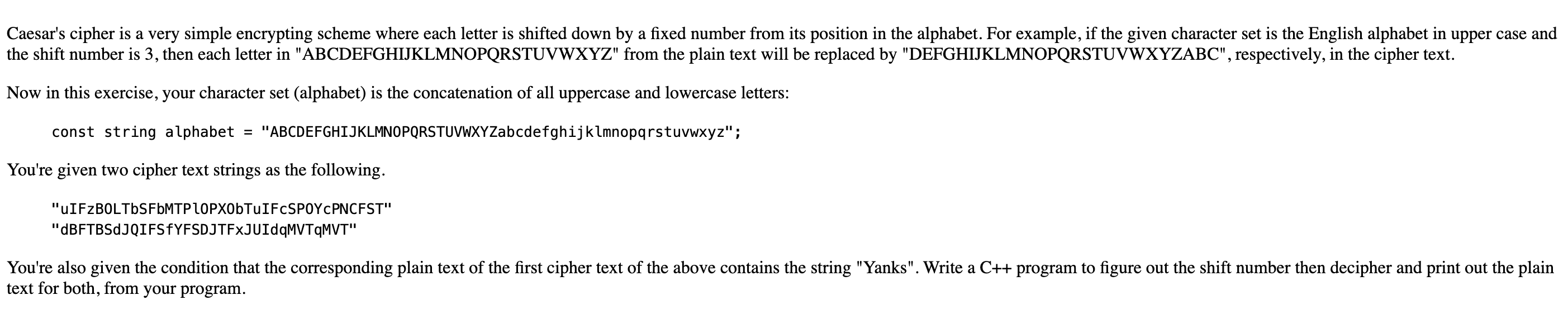 please write a code for beginners in c++ ﻿and show | Chegg.com