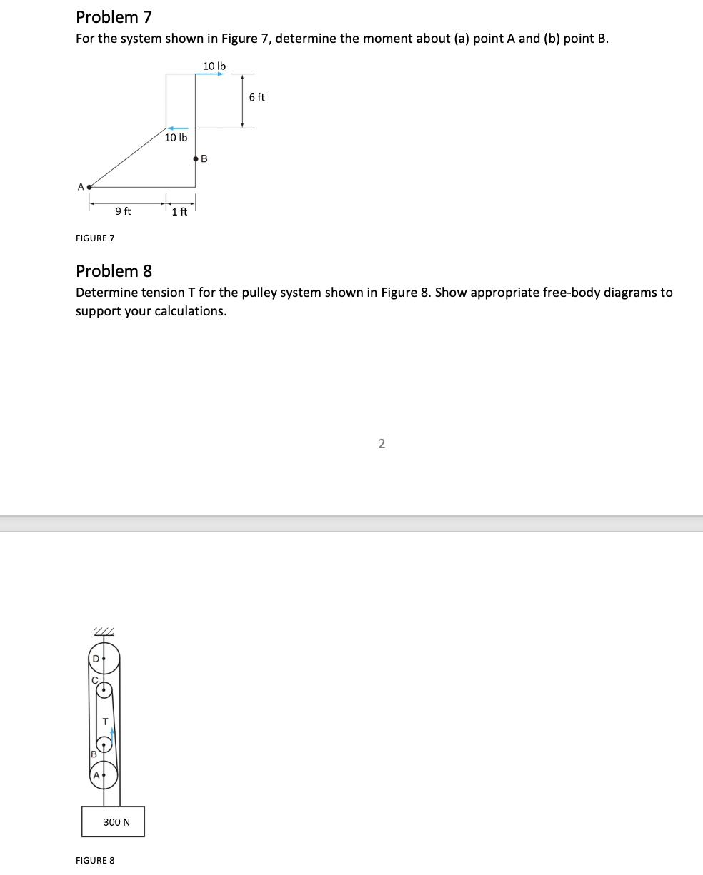 Solved Problem 7 For the system shown in Figure 7, determine | Chegg.com