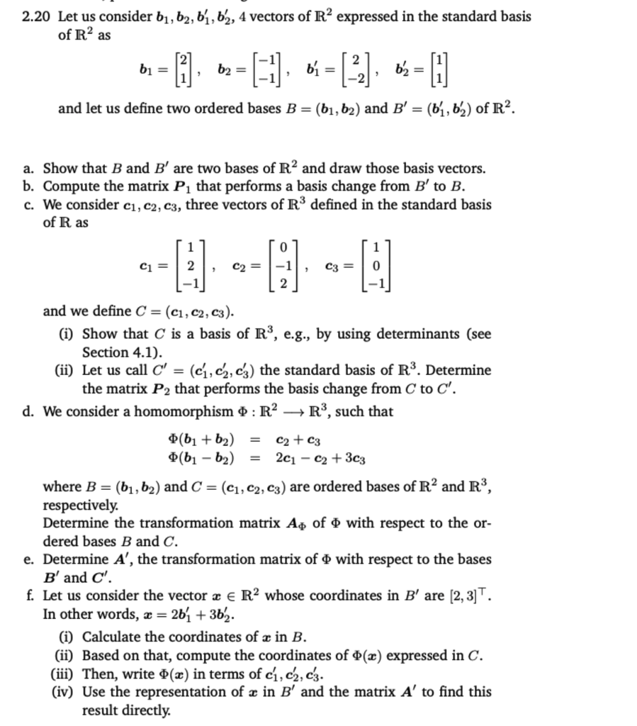 Solved 2 Let Us Consider B1 62 61 62 4 Vectors Of Chegg Com