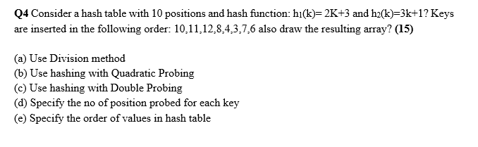 Solved This is Data Structures and Algorithms course. Please | Chegg.com