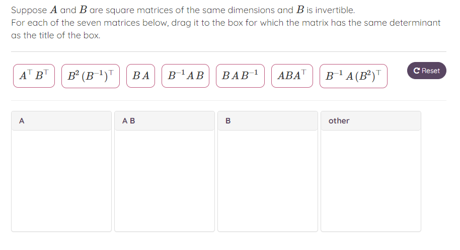 Solved Suppose A And B Are Square Matrices Of The Same | Chegg.com