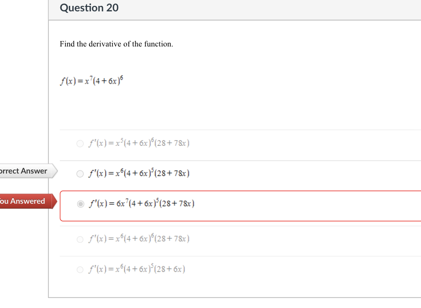 solved-find-the-derivative-of-the-function-f-x-x7-4-6x-6-chegg