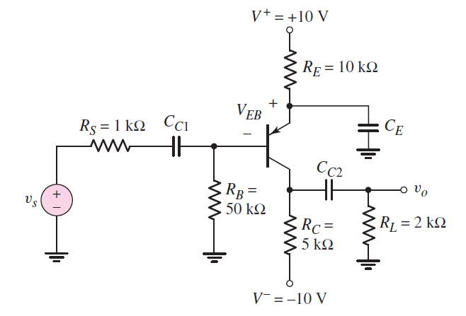 Solved Calculate the IE for β = 146 in the circuit shown in | Chegg.com