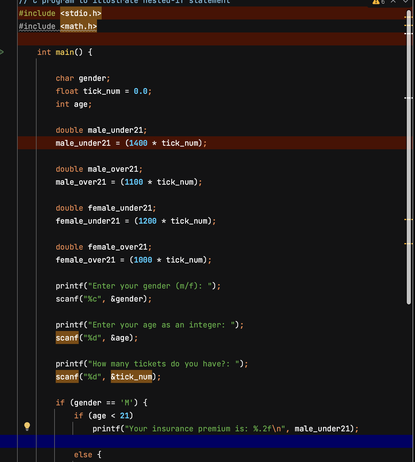 Solved What is wrong with my code? I cant get it to print an | Chegg.com