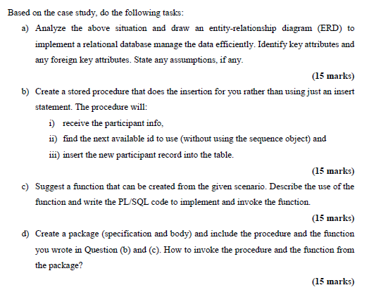 Solved Read the case study below and answer the following | Chegg.com
