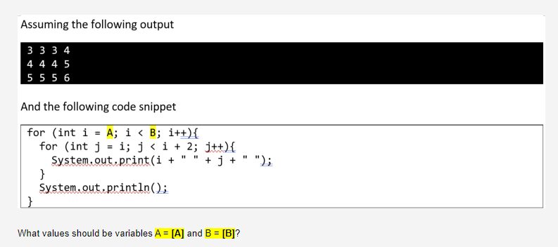 Solved Assuming the following output 345345345456 And the | Chegg.com