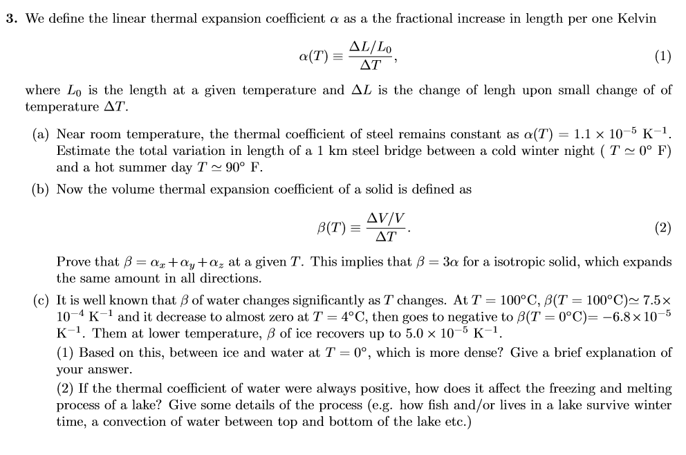 solved-3-we-define-the-linear-thermal-expansion-coefficient-chegg