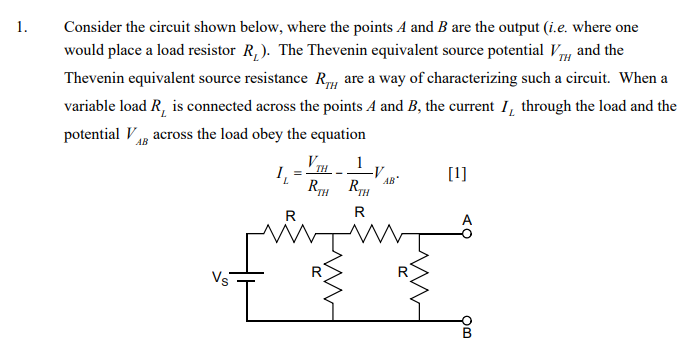 Solved Consider the circuit shown below, where the points A | Chegg.com