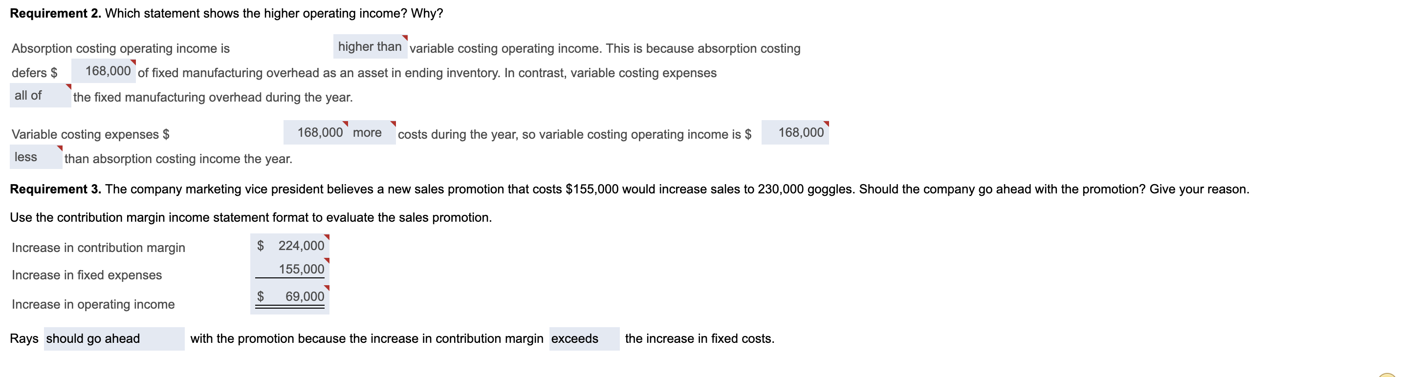 Solved The Annual Data That Follows Pertain To Rays, A | Chegg.com