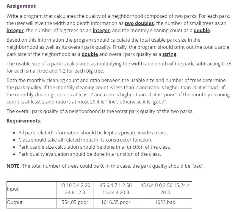 Solved Assignment Write a program that calculates the | Chegg.com