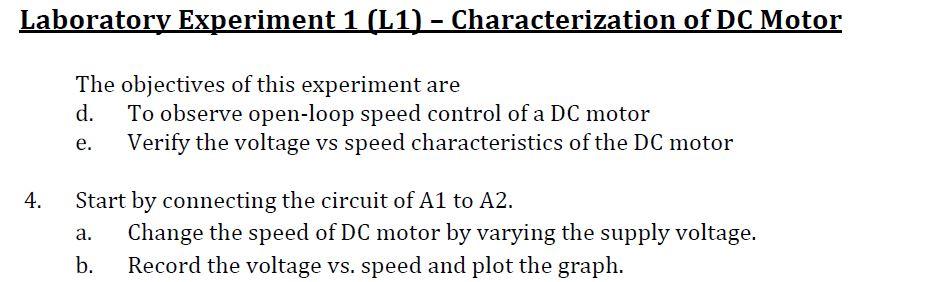 Assignment Part 2 (A2) - Design a DC Motor Drive 3. | Chegg.com