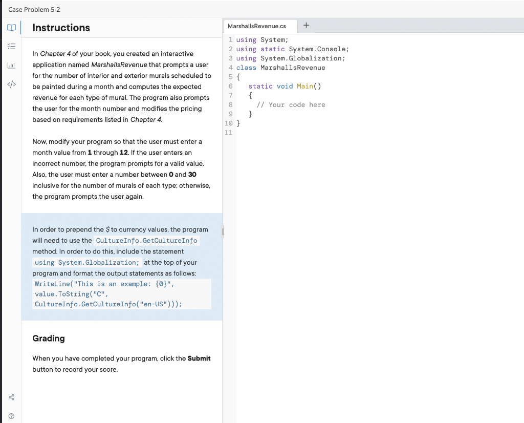 Now, modify your program so that the user must enter | Chegg.com