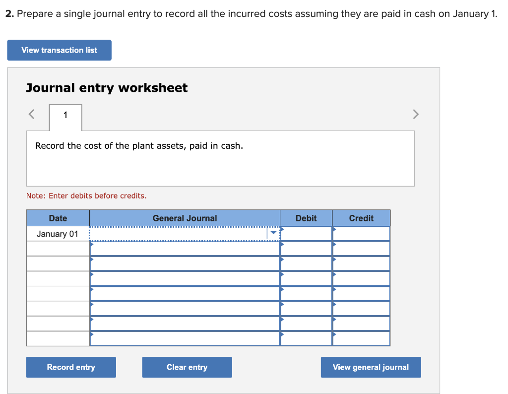 Solved On January 1 Mitzu Company Pays A Lump sum Amount Of Chegg