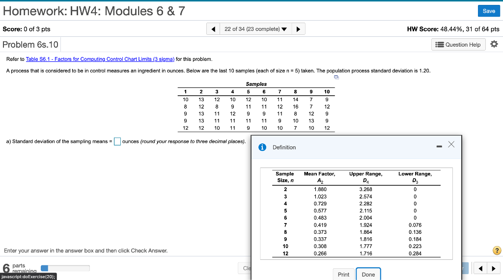 Solved Homework: HW4: Modules 6 & 7 Save Score: 0 of 3 pts | Chegg.com
