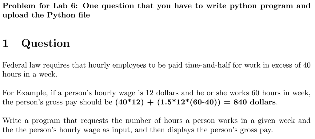 Solved Problem for Lab 6: One question that you have to | Chegg.com