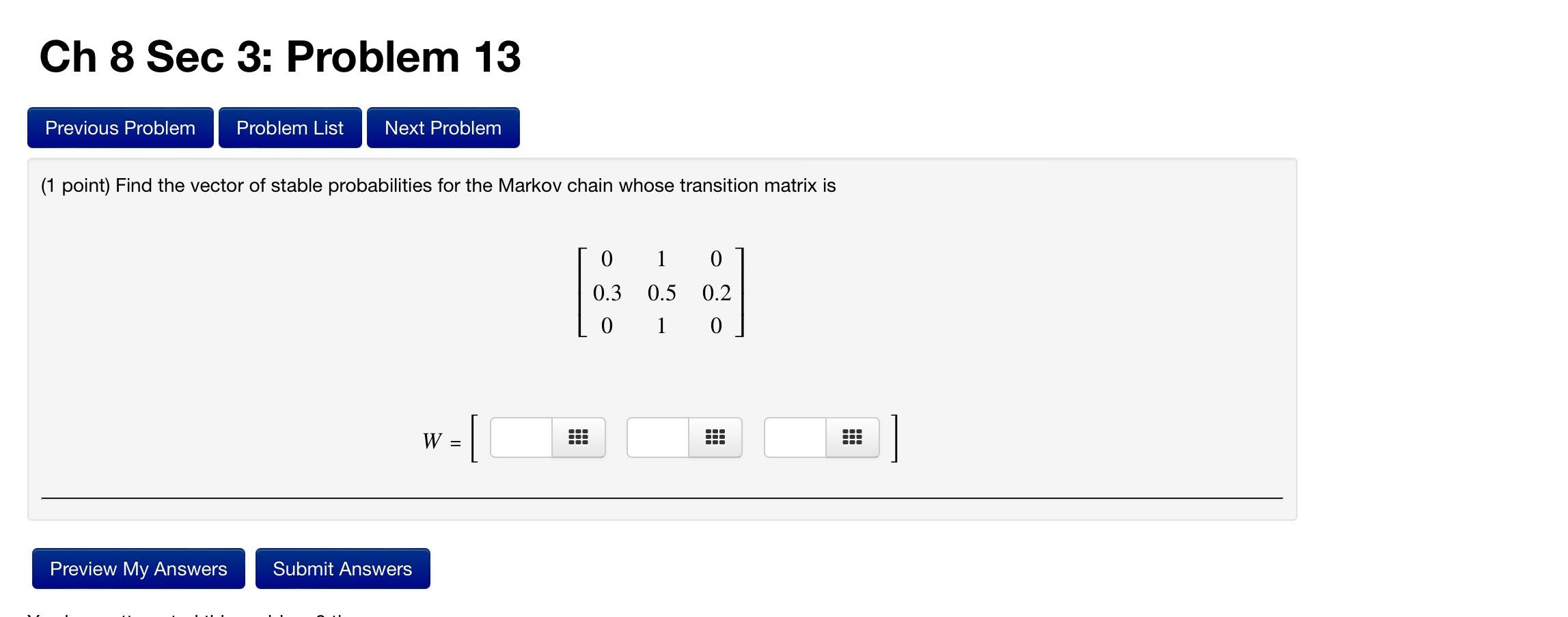 Solved Ch 8 Sec 3: Problem 12 Previous Problem Problem List | Chegg.com