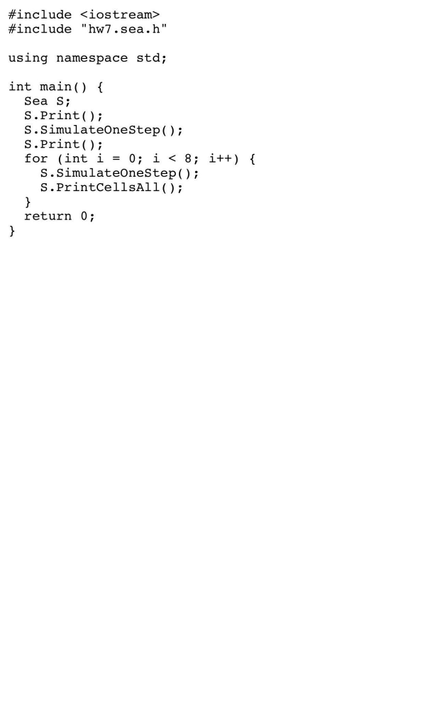 Solved C++: questions are in fish.h. Write the code in | Chegg.com